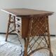 Bureau en rotin vintage