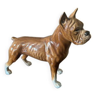 Goebel ceramic boxer dog