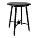 Dutch Antique Wengé Side Table, 1930s