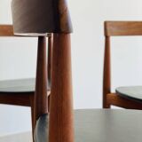 Set of 4 vintage Hans Olsen chairs for Frem Røjle Denmark