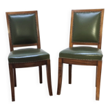 Paire de chaises vintages style Empire