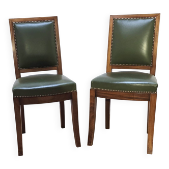 Pair of vintage Empire style chairs