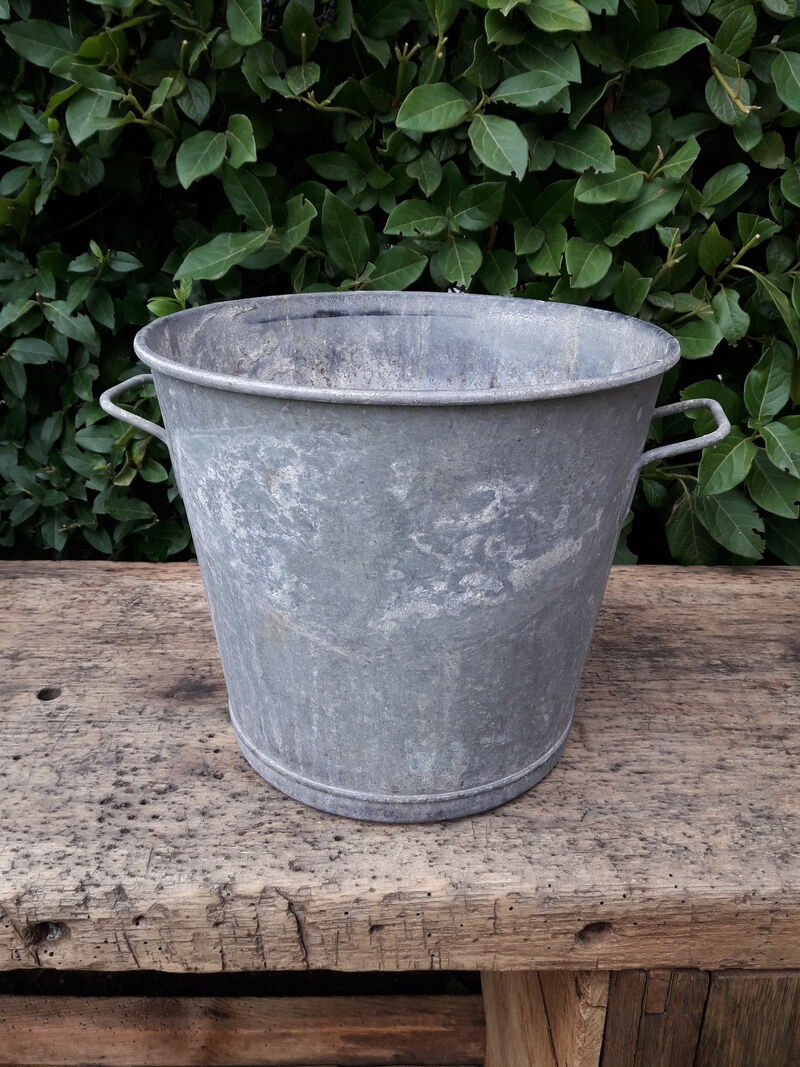 Washing machine h30cm in zinc garden