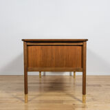 Mid-century teak desk by Sten Blomberg for Seffle Möbelfabrik, Sweden, 1960s