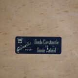 4 Dining Chair in Rosewood and Leatherette by AWA, 1960s