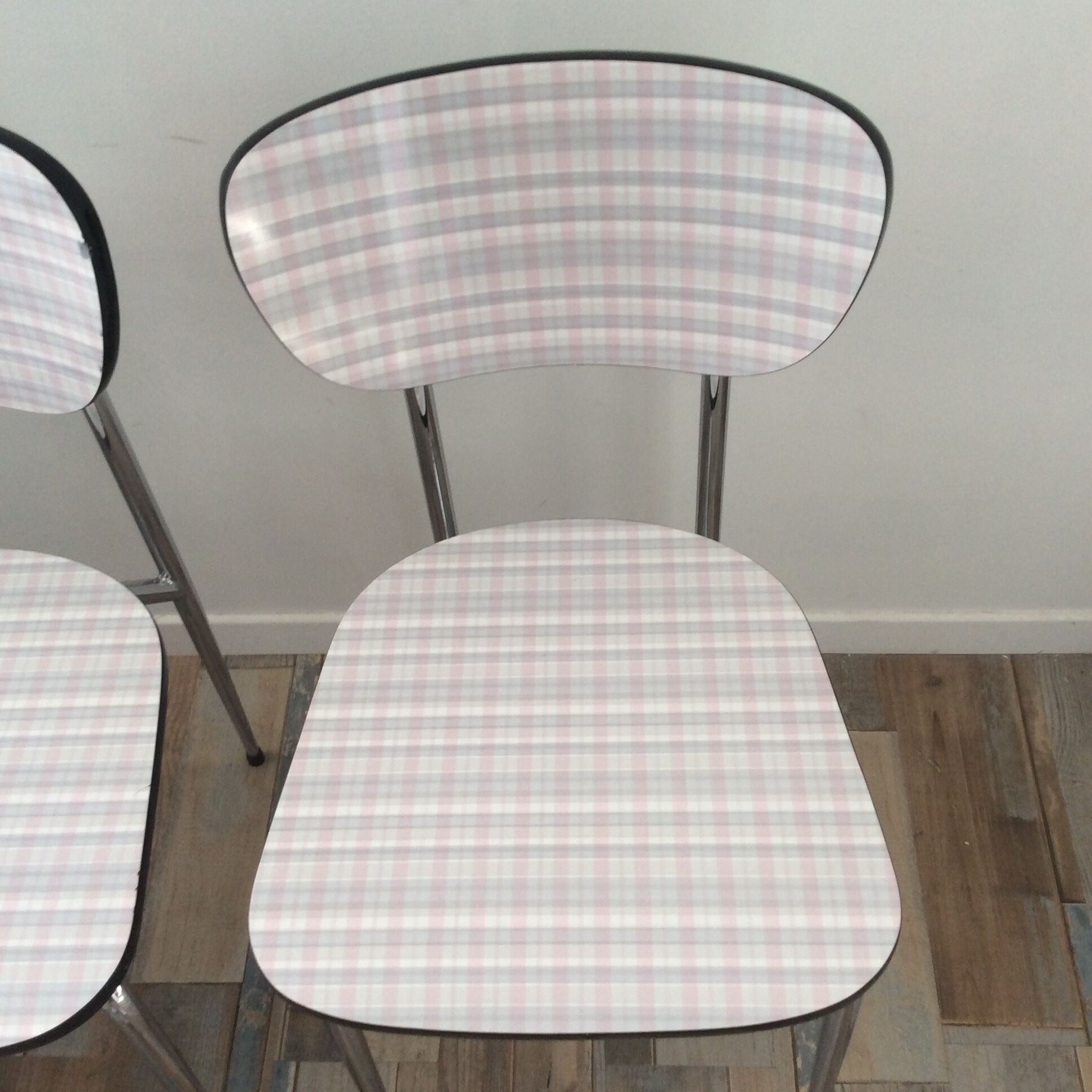4 Formica chairs from the 60s and 70s
