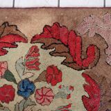 Tapis américain antique Hooked – 86 x 170 cm – Motif floral - 1C976