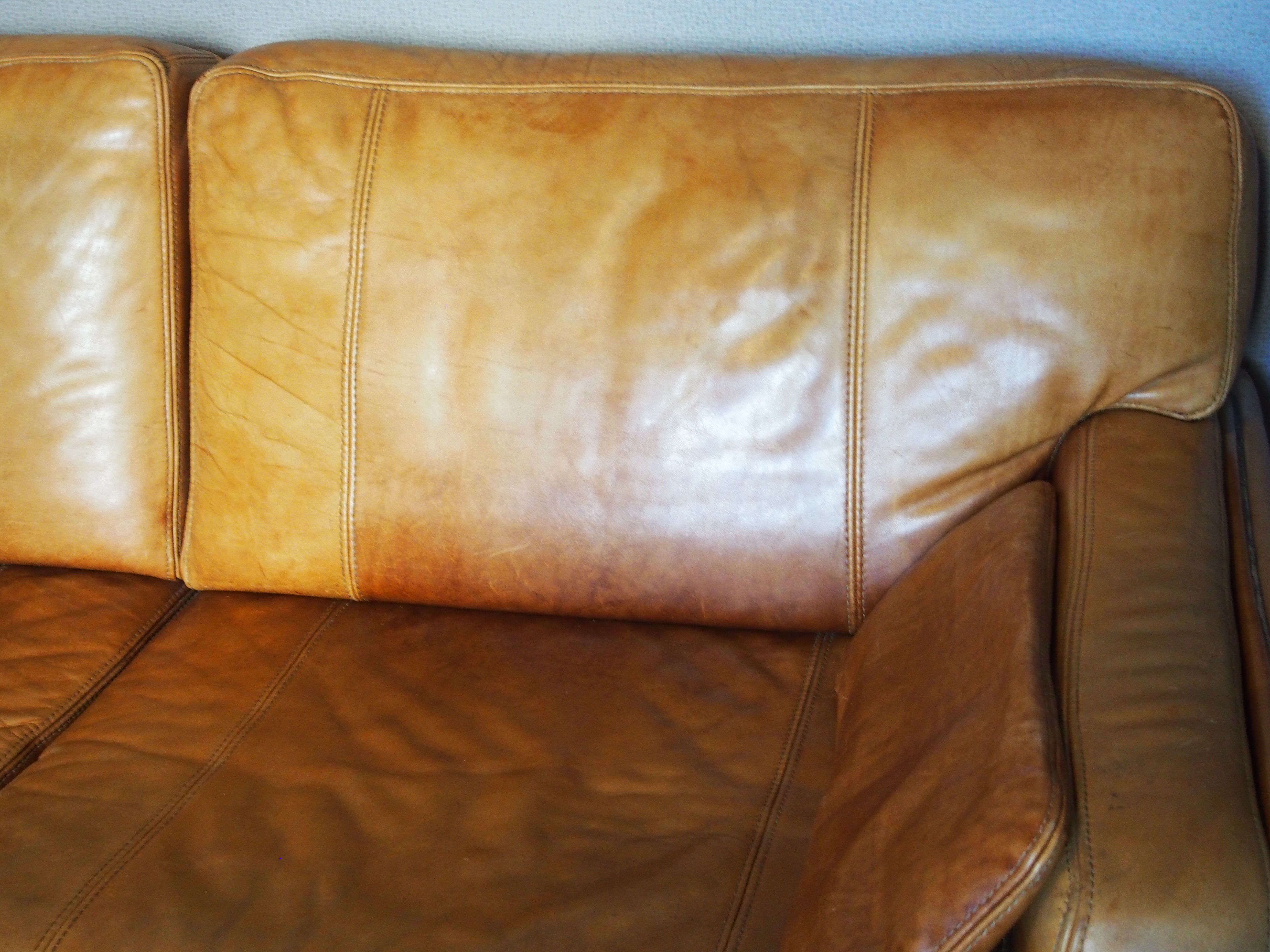 Marco Milisich leather sofa for Baxter Arcon