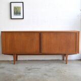 Scandinavian enfilade with curtain door 184 cm