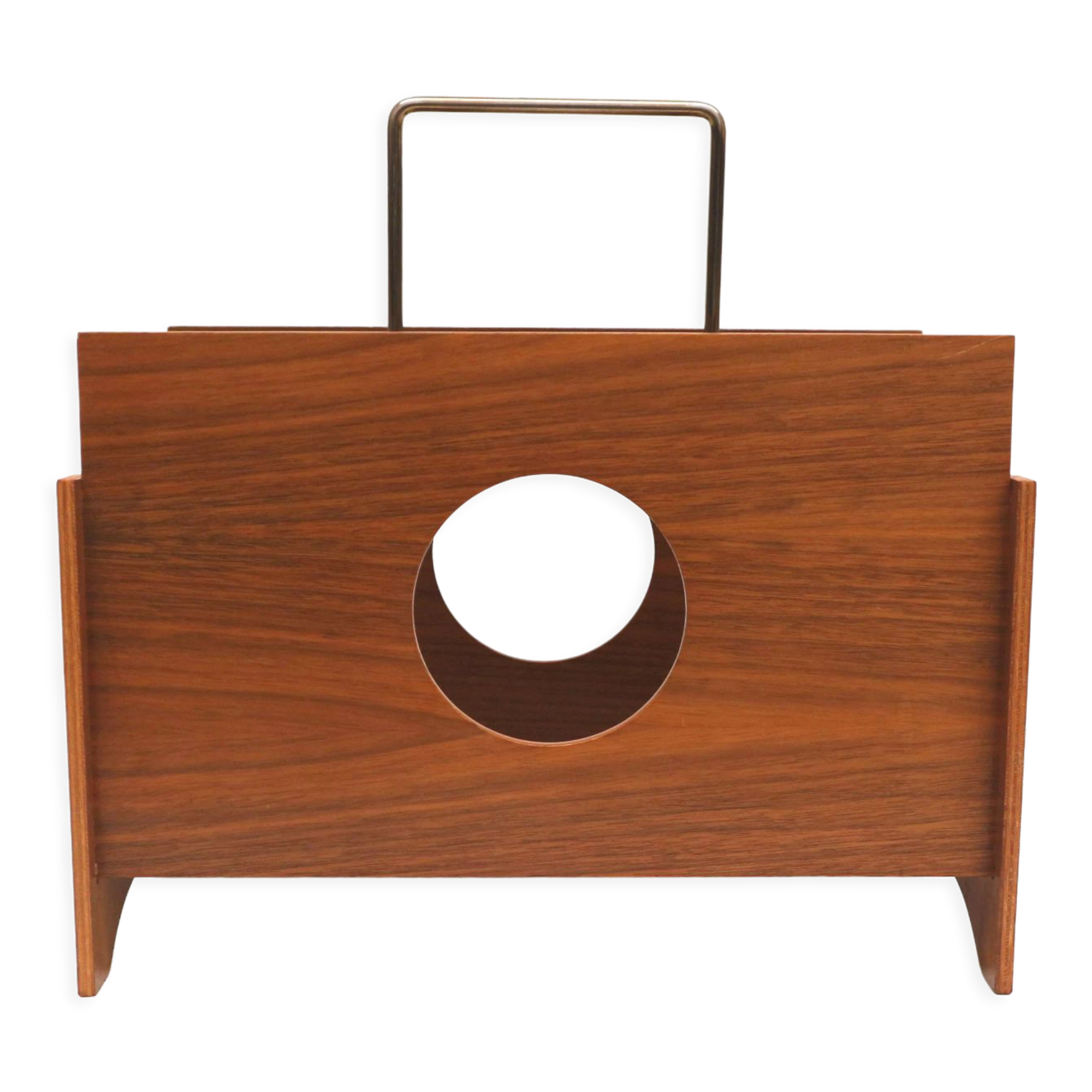 Vintage magazine rack / newspaper rack made in the 1960s