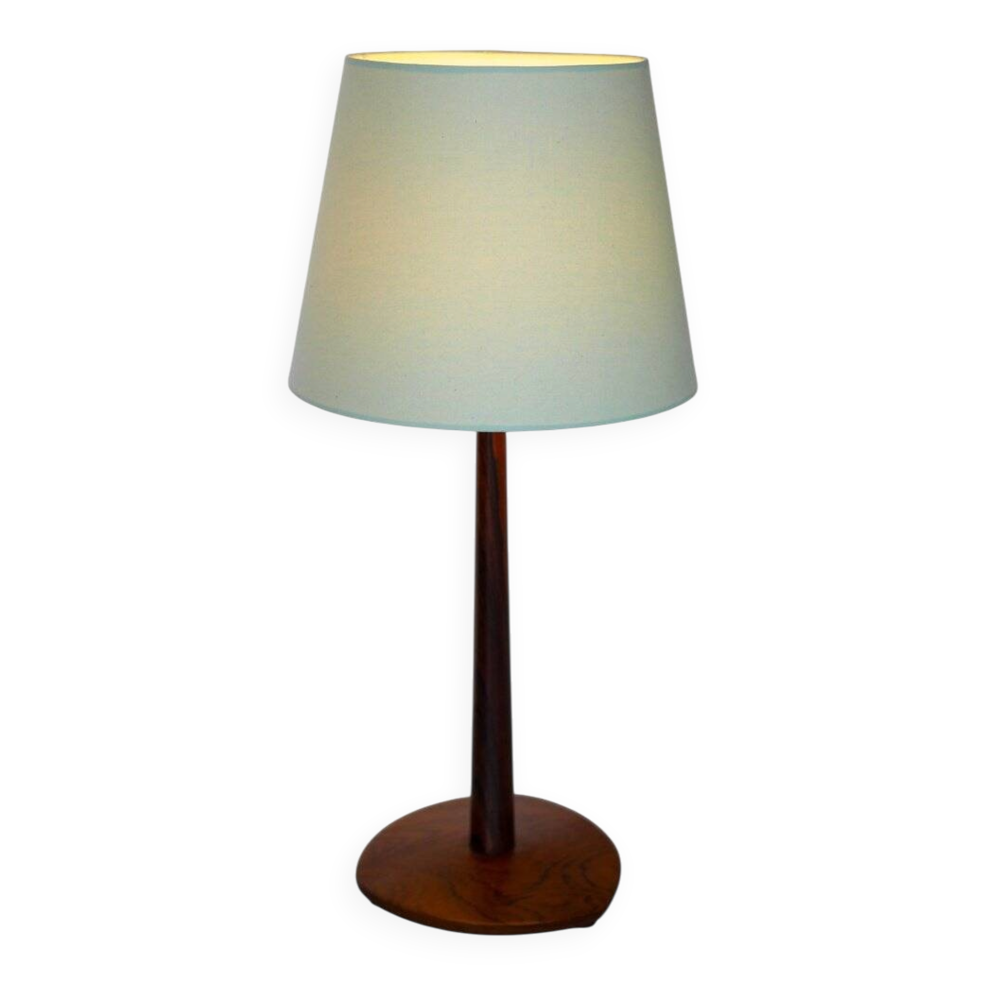 Modern teak table lamp from Eskilstuna Armatur