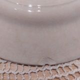 Set of 12 ironstone plates model "Andrée", Creil and Montereau, 23cm