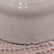 Set of 12 ironstone plates model "Andrée", Creil and Montereau, 23cm