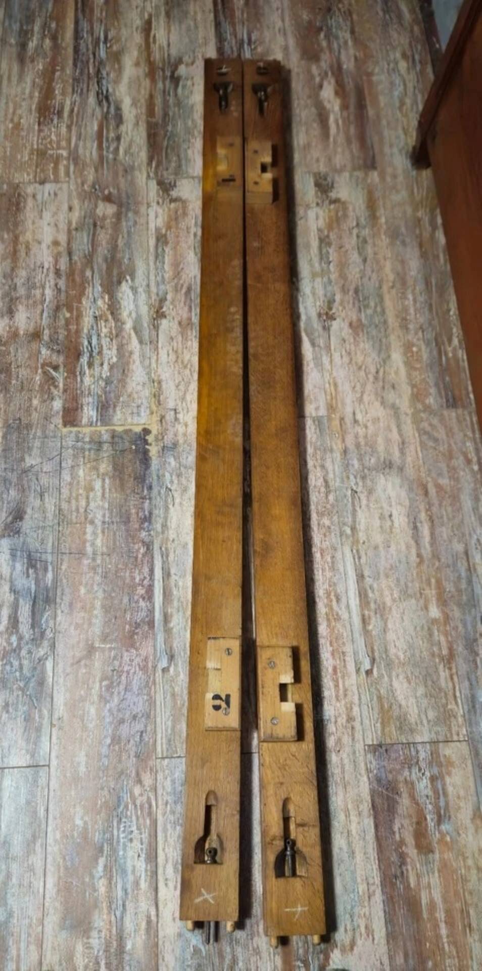 Antique grand lit in flame mahogany – Empire / Restoration / 20th century style