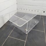 Plexiglas coffee table from the 70s