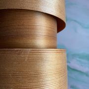 Mid-Century Modern Pine Veneer Wall Lamp by Translandia, Denmark 1960s