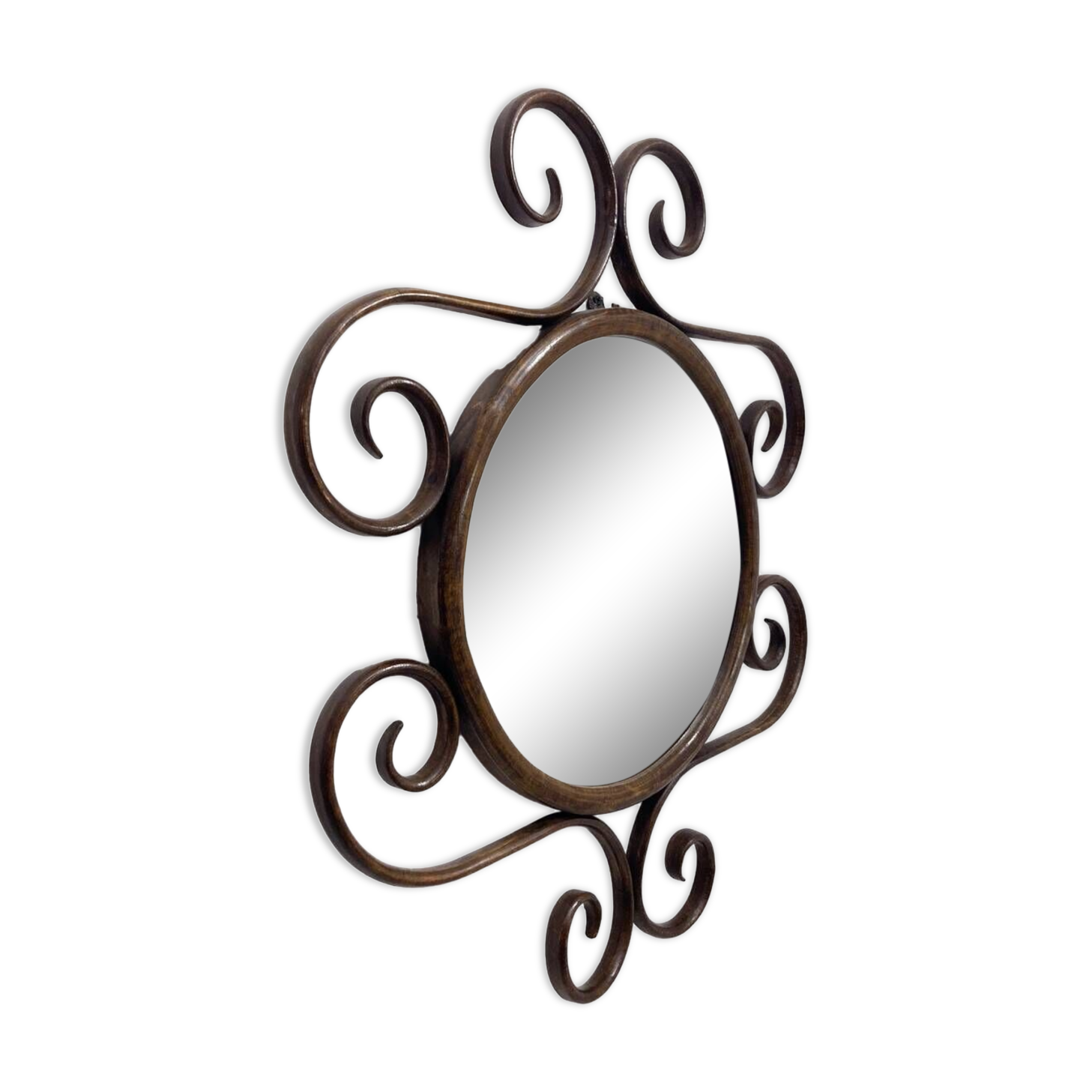 Bentwood Mirror by Thonet, 1900s