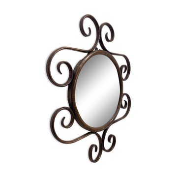 Bentwood Mirror by Thonet, 1900s