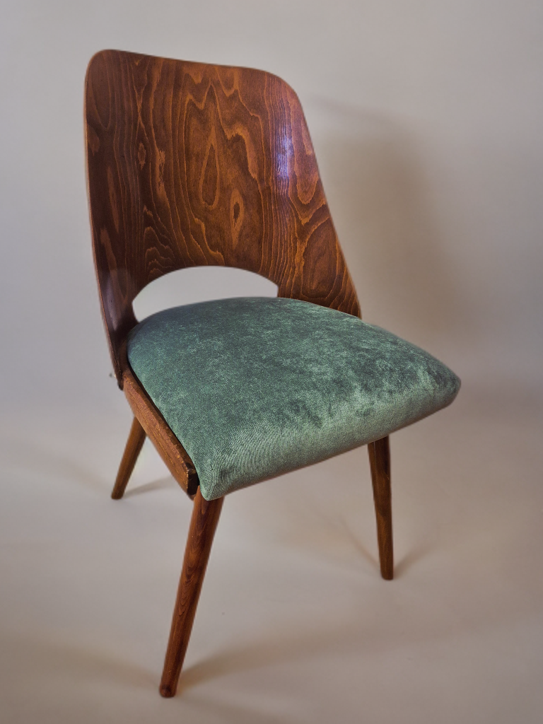 Chair TON514 Oswald Haerdtl, Vintage Czech 1960s