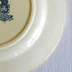 Flat plate porcelain of Gien pattern Roosters