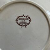 Mismatched set of 6 old flat plates