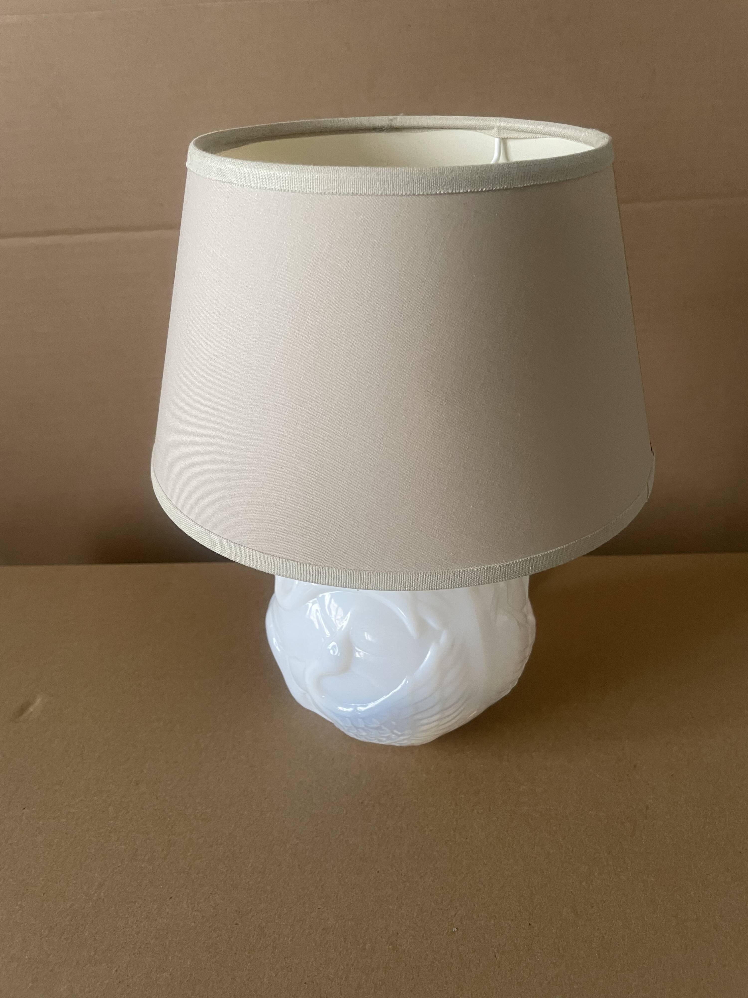 Lampe Art Déco en verre moulé / Saint Aignan