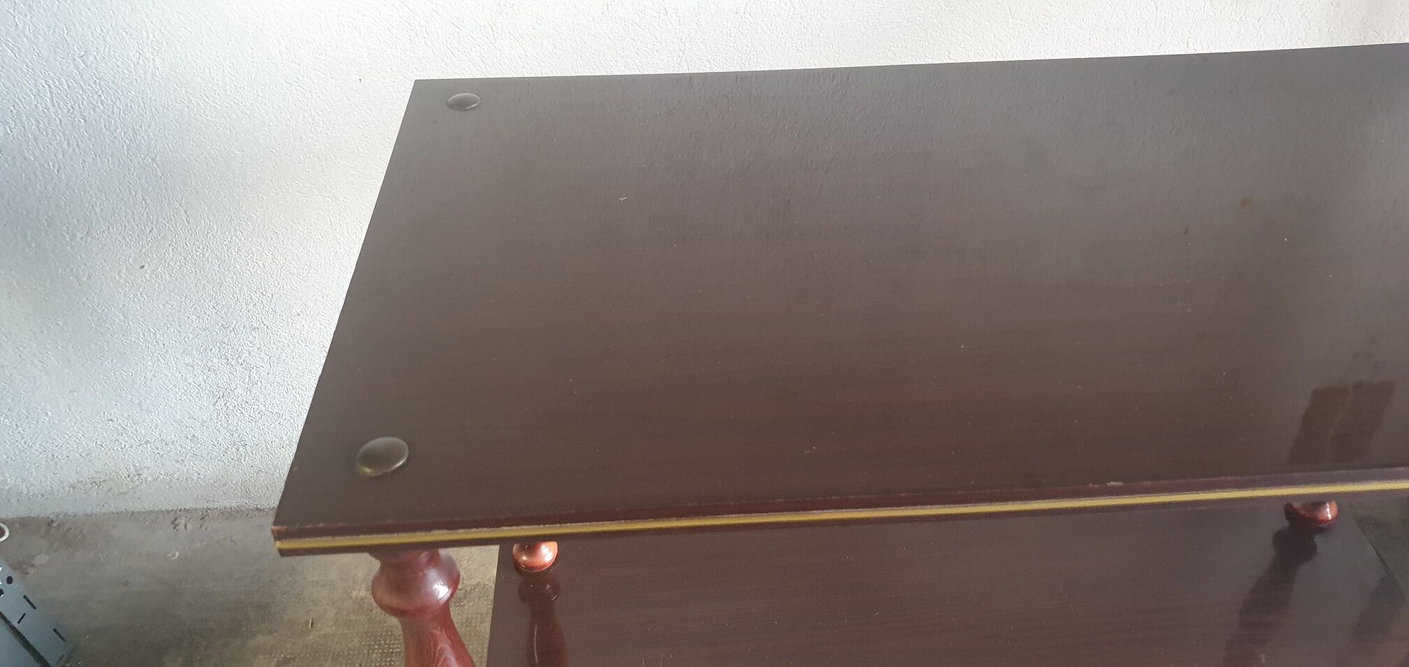 Side table on wheels 60s