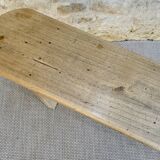 School bench in light, raw wood, 144 cm