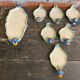 Plate + 6 Duck-Shaped Foie Gras Service Plates, Polychrome Ceramic
