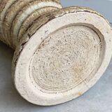 Vintage heavy ceramic diabolo vase