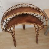 rattan console or dressing table