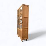 Art Deco Parisian glass-fronted wardrobe, demountable