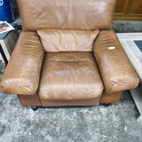 Leather armchair