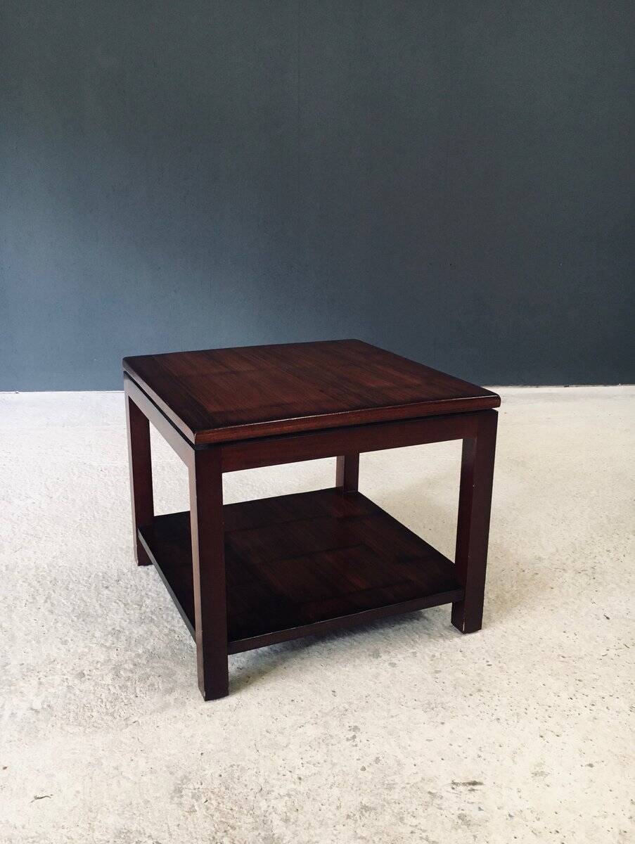 Postmodern Bamboo Side Table by Axel Vervoordt, Belgium, 1980s