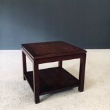 Postmodern Bamboo Side Table by Axel Vervoordt, Belgium, 1980s