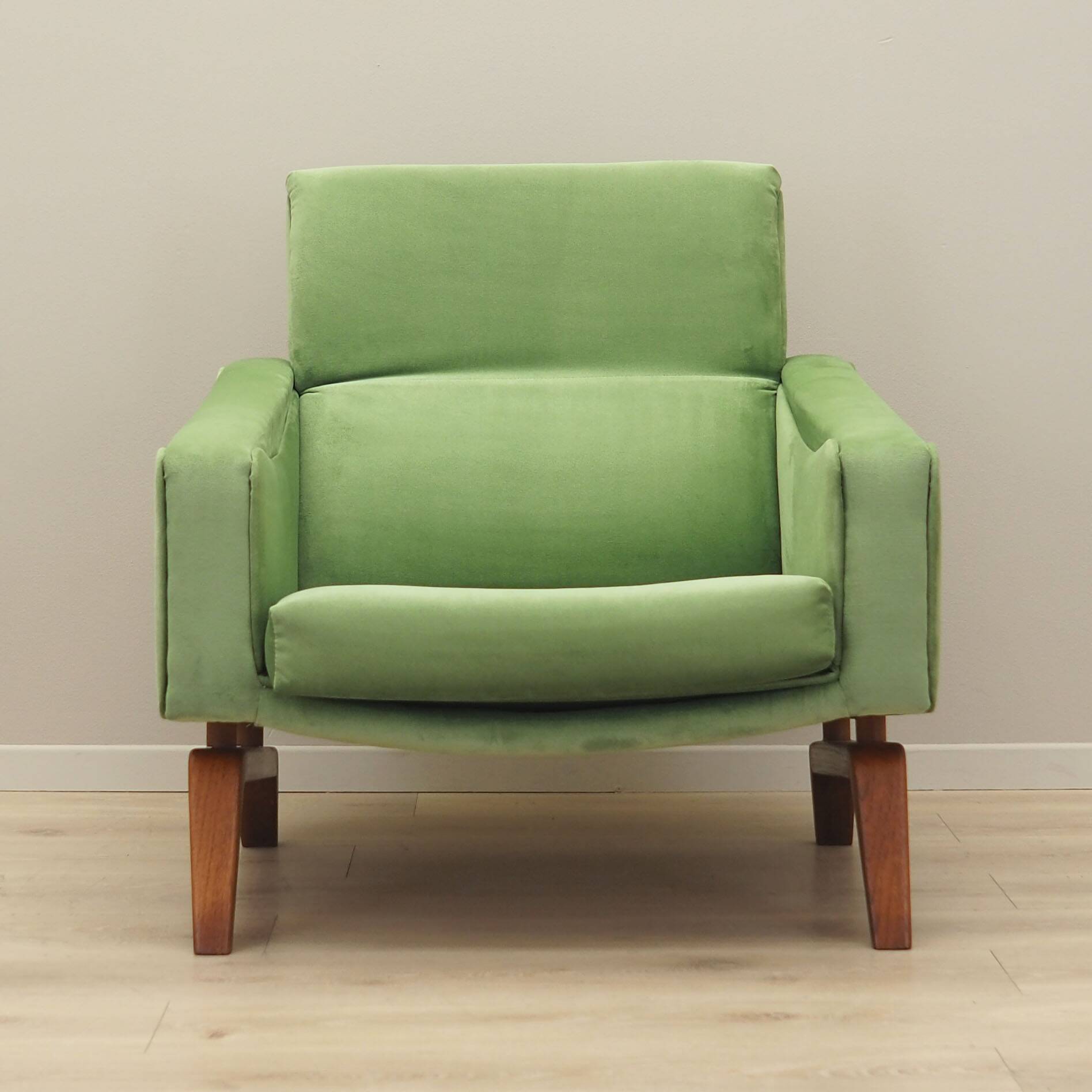 Green armchair, Danish design, 1970s, production: Denmark