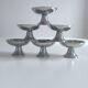 Set de 6 coupes à glace en inox 18/10