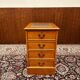 Classic English Chest of Drawers with leather inlay
