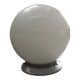 Old ceiling lamp opaline globe white metal base Art Deco 1930 ø 20 cm