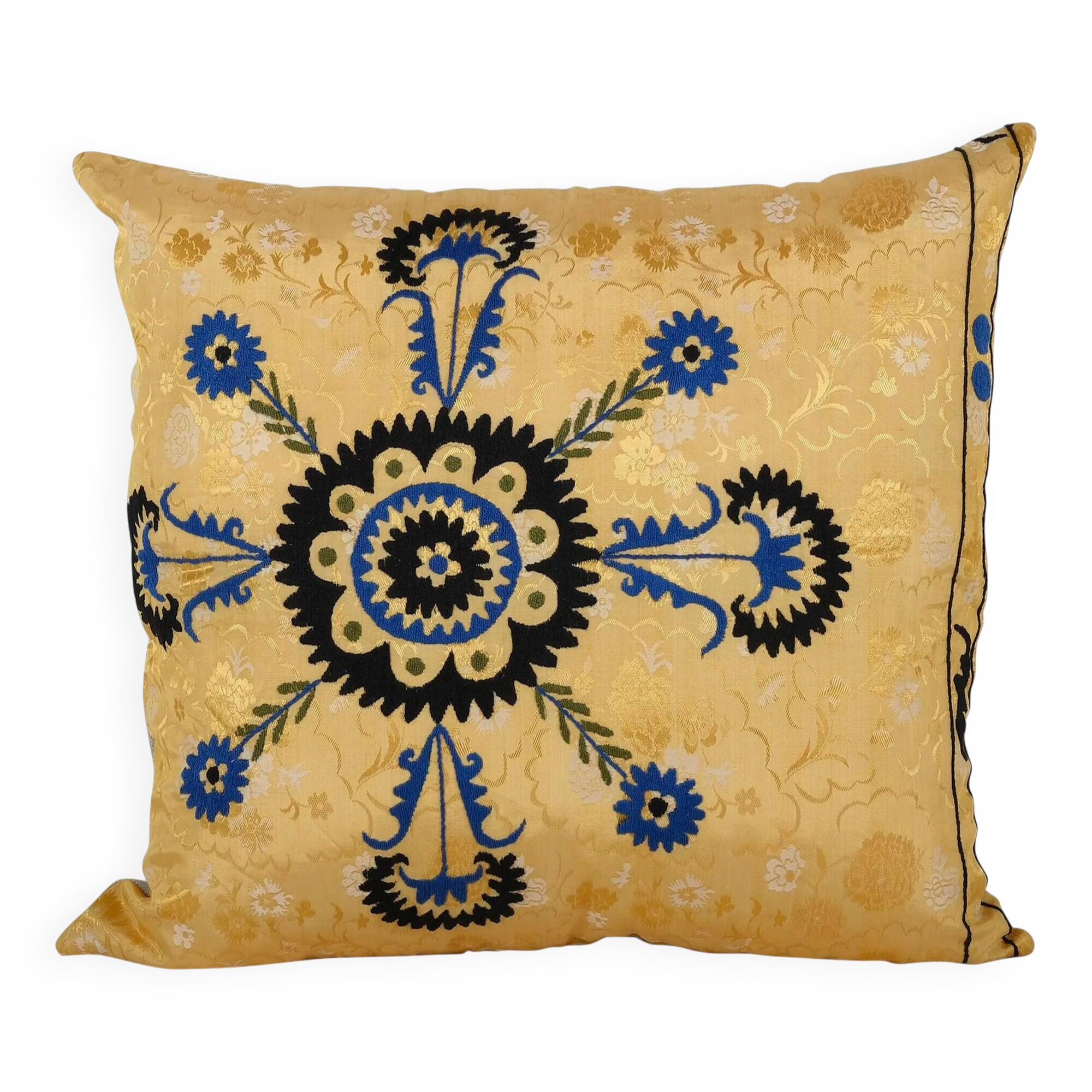 Vintage embroidered cushion cover 51x58 cm