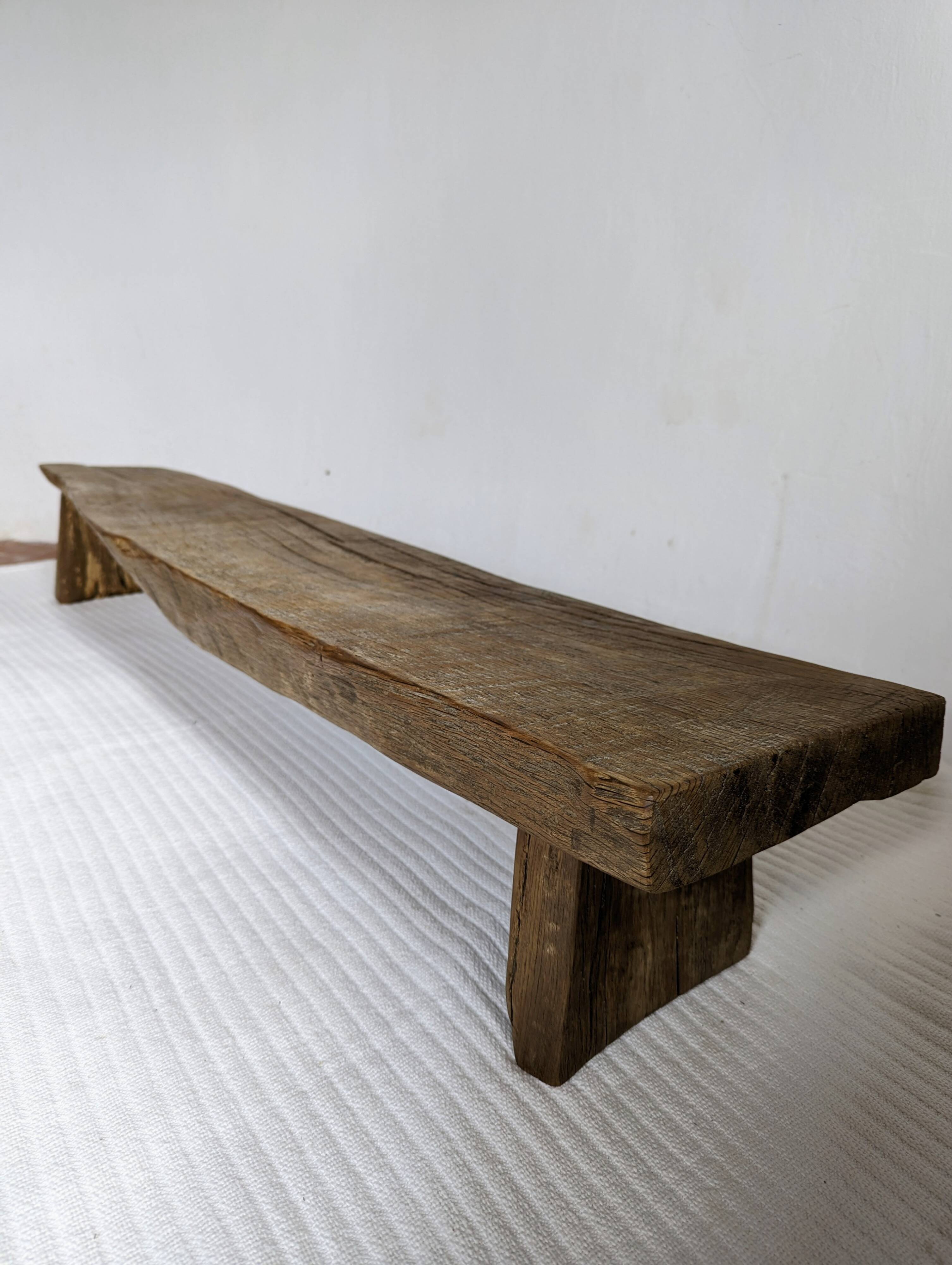 Coffee table or bench in old oak