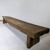 Table basse ou banc chêne ancien