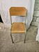 Chaise d'école 1960