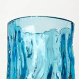 Glass vase with bark design by Ingrid Glas, Germany, 1960s.