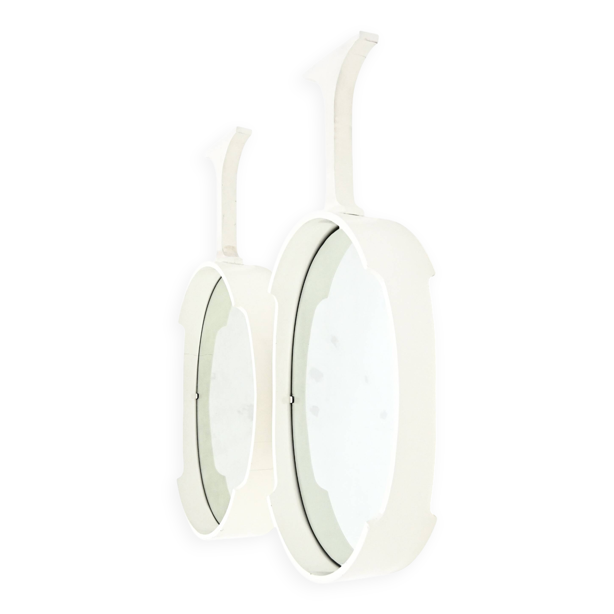 Pair of Italian mirrors, 1970s