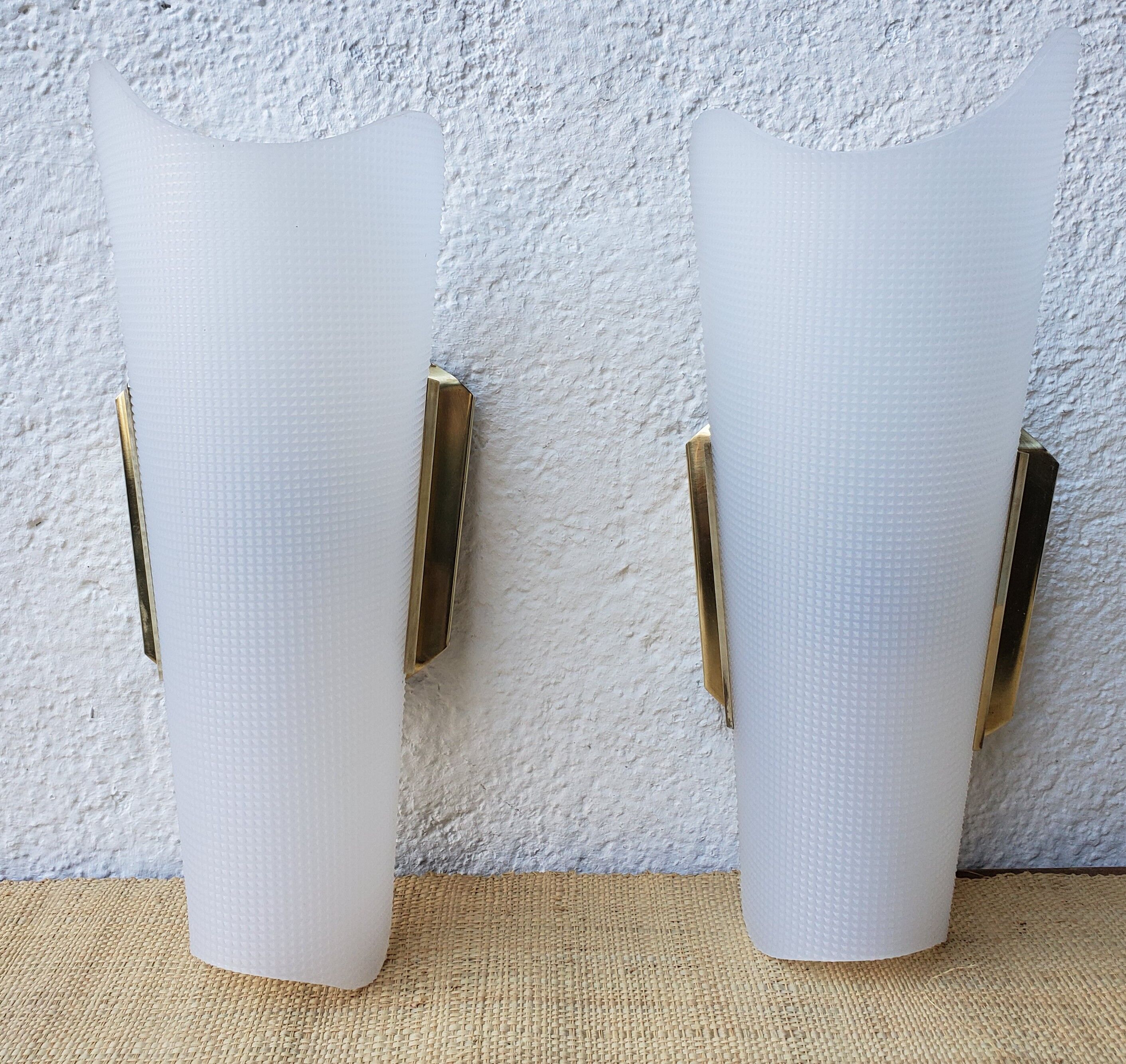 60s conical wall sconces