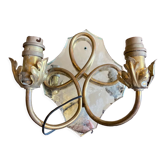 Applique laiton et miroir