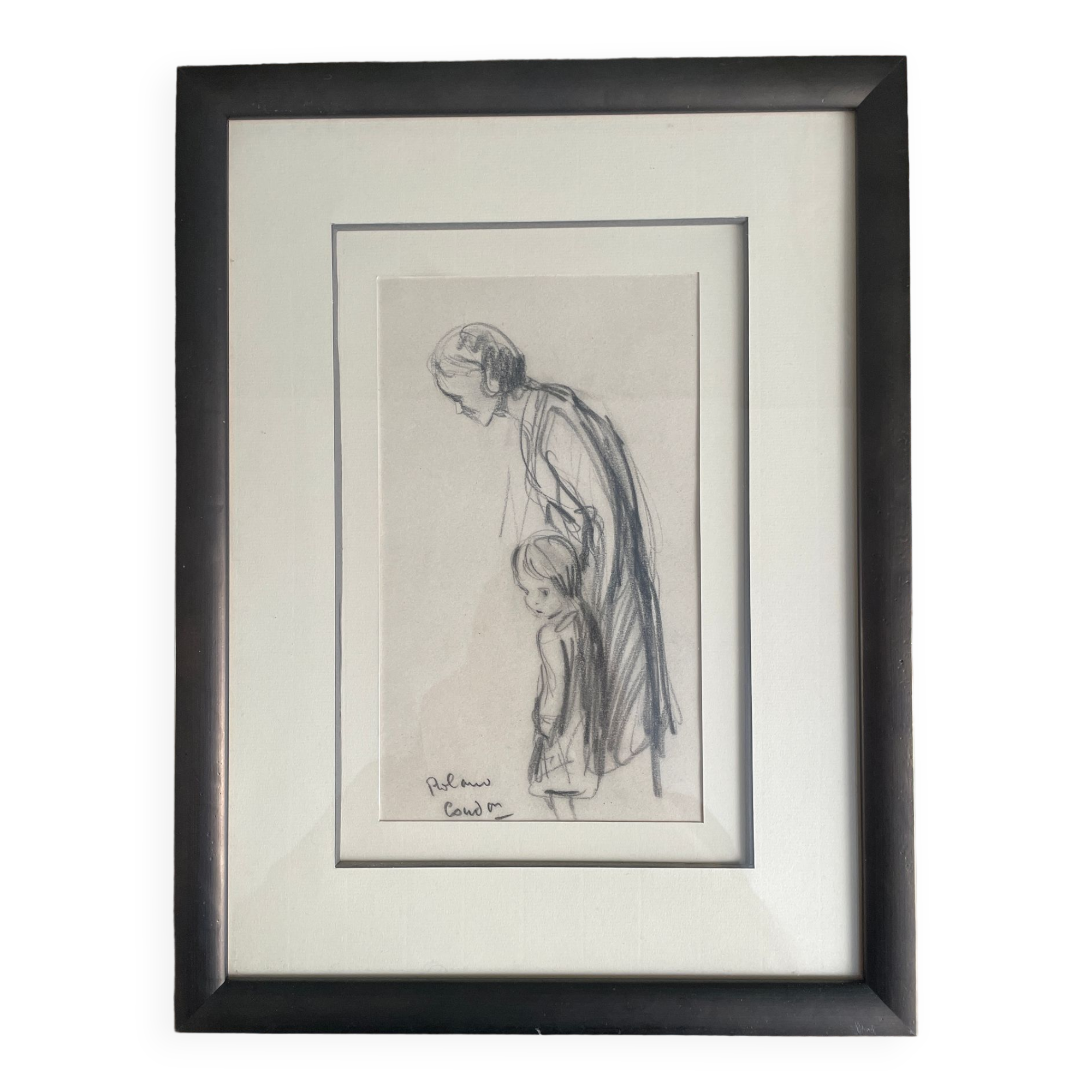 Charcoal drawing by Roland Coudon