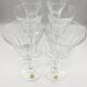 6 wine glasses Val Saint Lambert