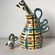 Zoomorphic ceramic bottle, Kéraluc, Georges Allier, 1950s